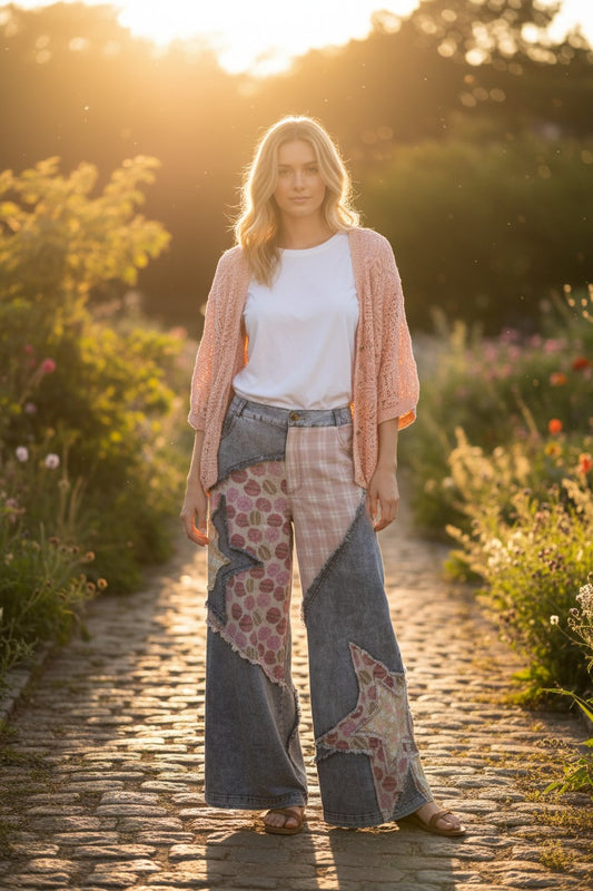 Gossamer Garden Peach Cardigan