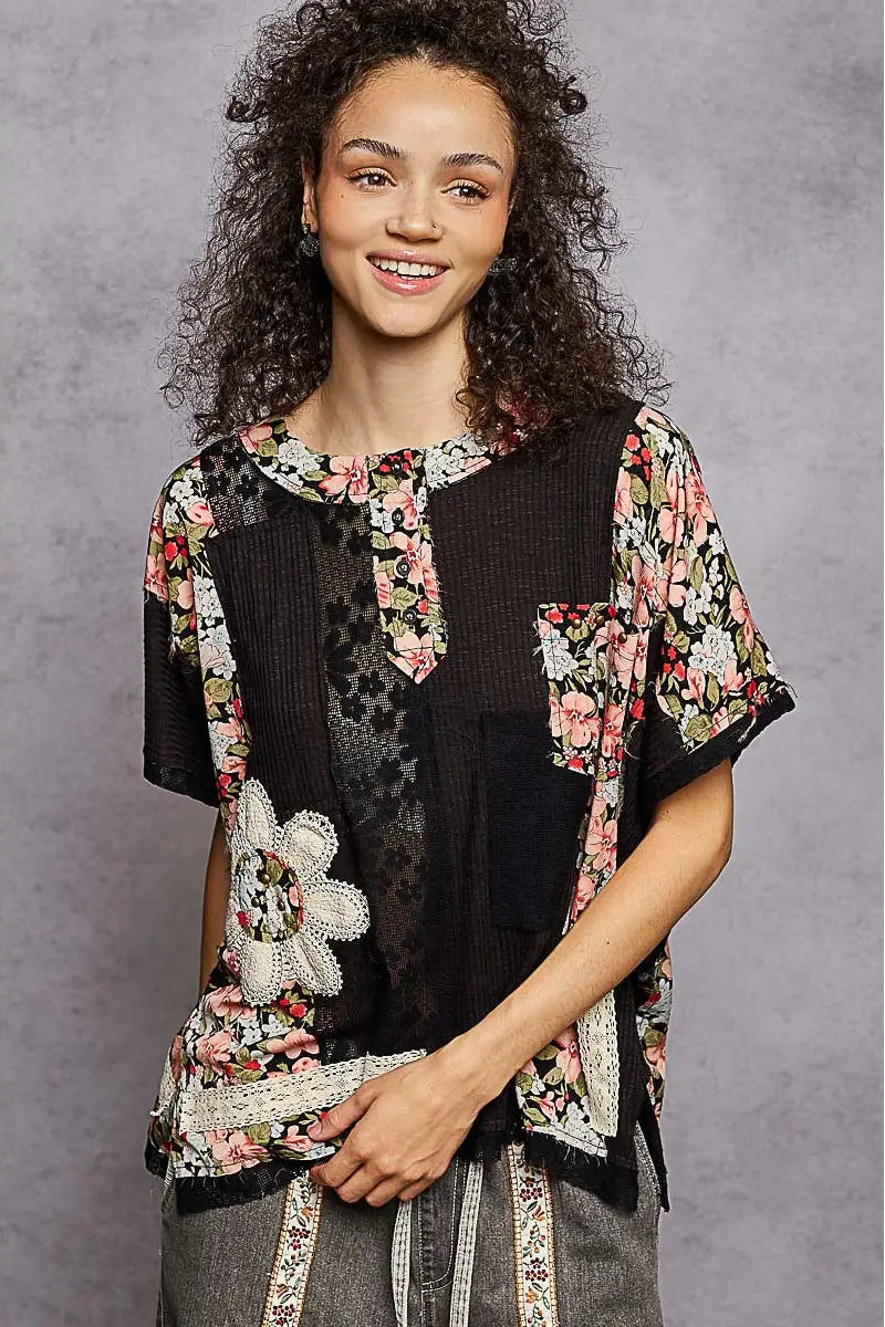 Ocean Side Black Dream Top