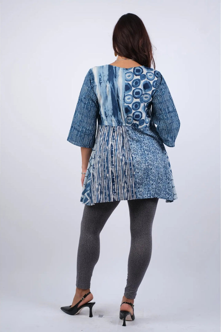 Ocean Whisper Cotton Tunic