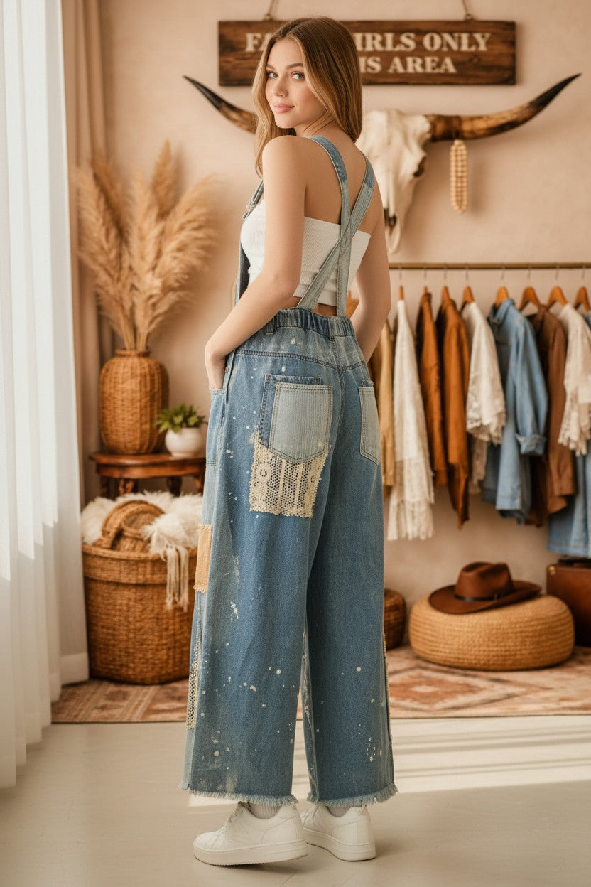 Stargazer Wide Leg Overalls