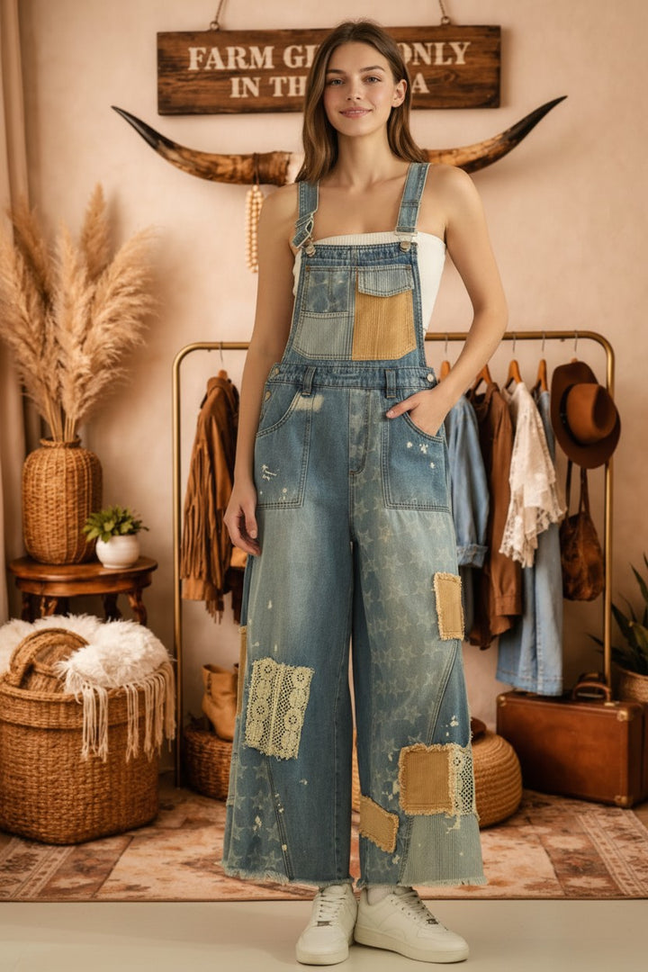 Stargazer Wide Leg Overalls