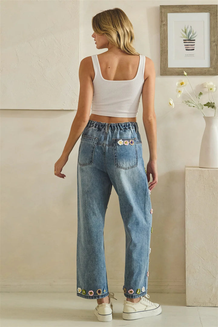 Blossom Fields Denim Jeans
