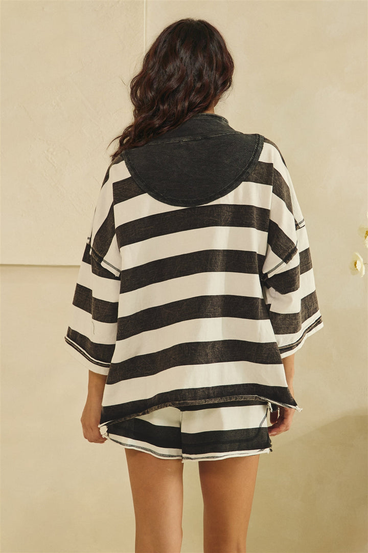 Metro Stripe Everyday Shorts