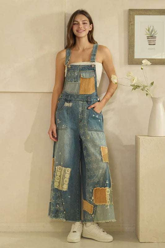 Stargazer Wide Leg Overalls