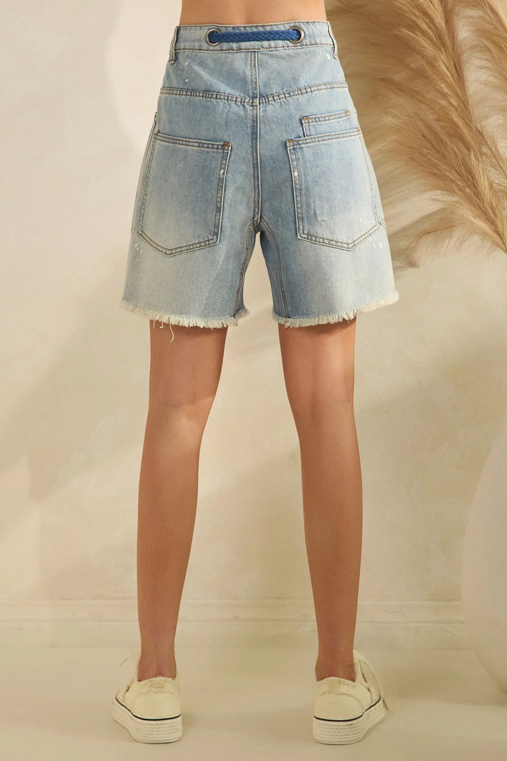 Anchors Away Denim Shorts