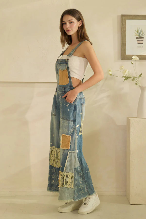 Stargazer Wide Leg Overalls