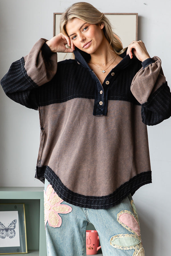 Rustic Trail Hooded Top