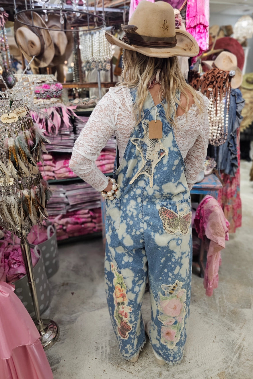 Painted Garden Overalls
