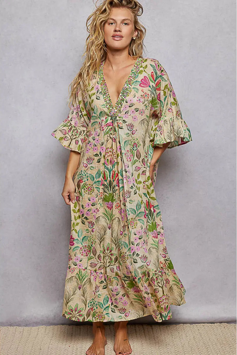 Paradise Bloom Maxi Dress