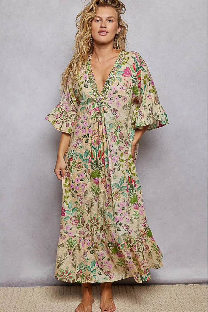 Paradise Bloom Maxi Dress