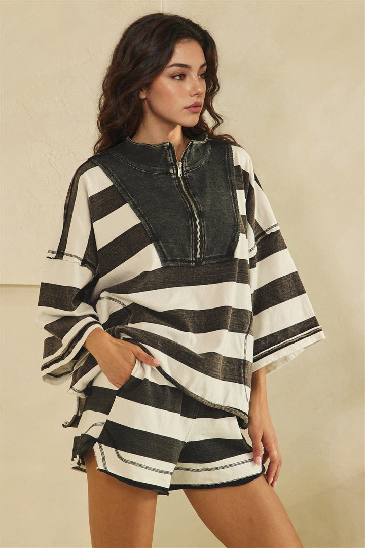 Metro Stripe Everyday Shorts