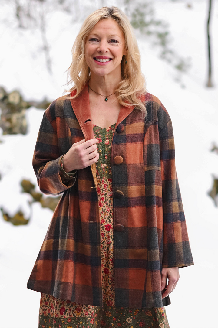 Rustic Ember Coat by April Cornell