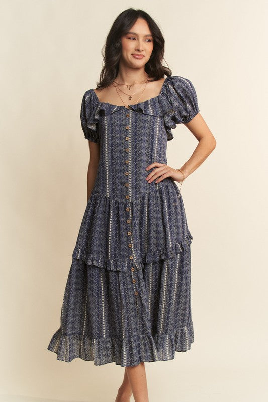 Saddle Creek Floral Dress