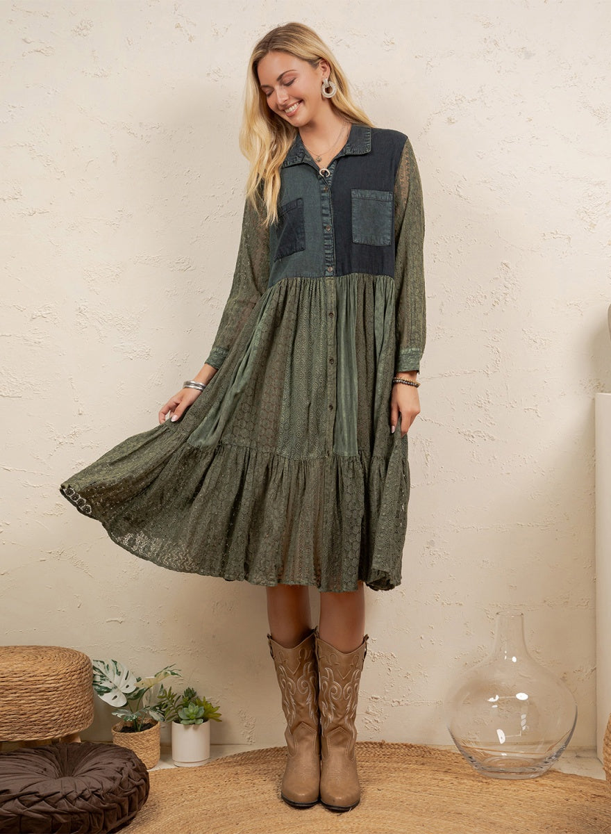 Fernwood Denim Dress