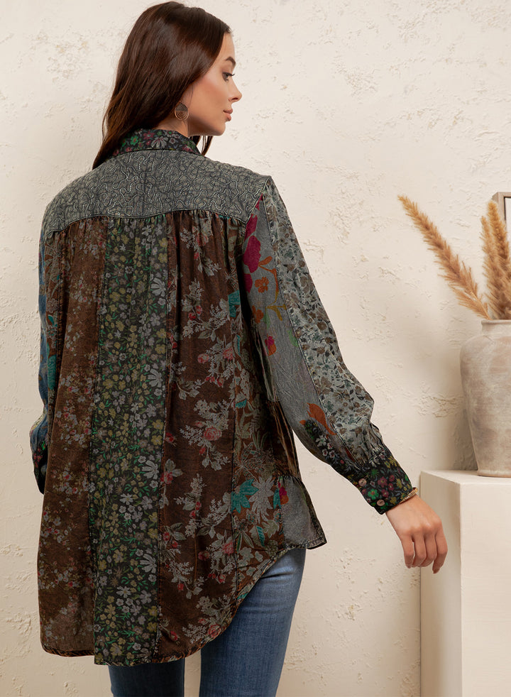 Patchwork Soul Basil Blouse