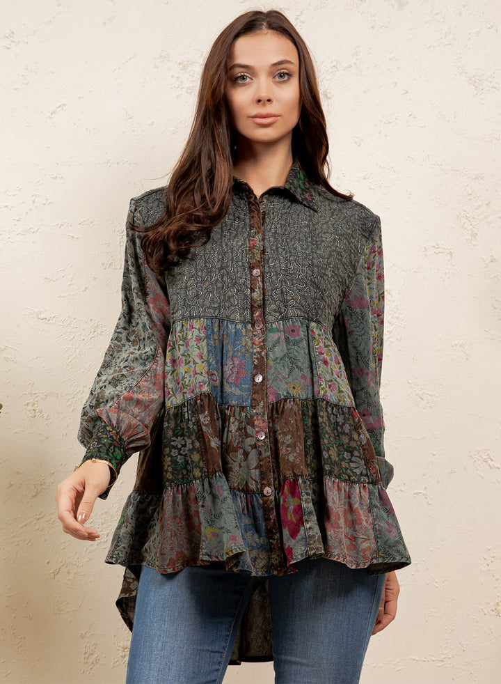 Patchwork Soul Basil Blouse
