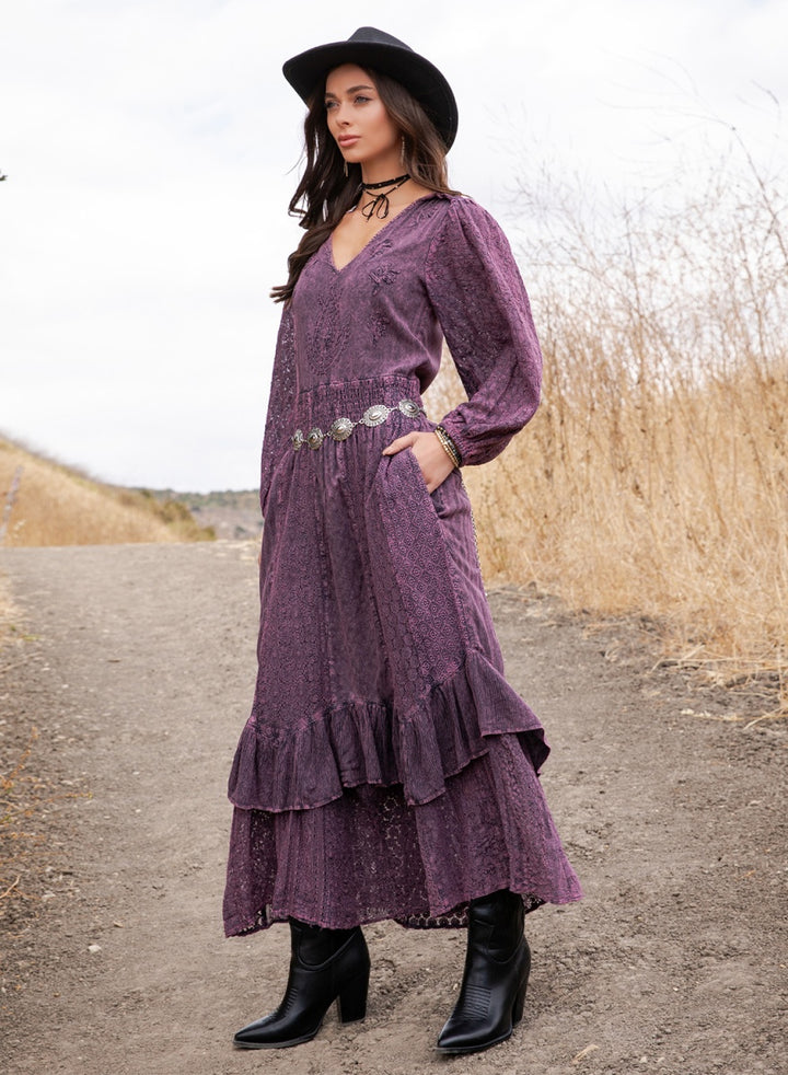 Wandering Mulberry Cotton Dress