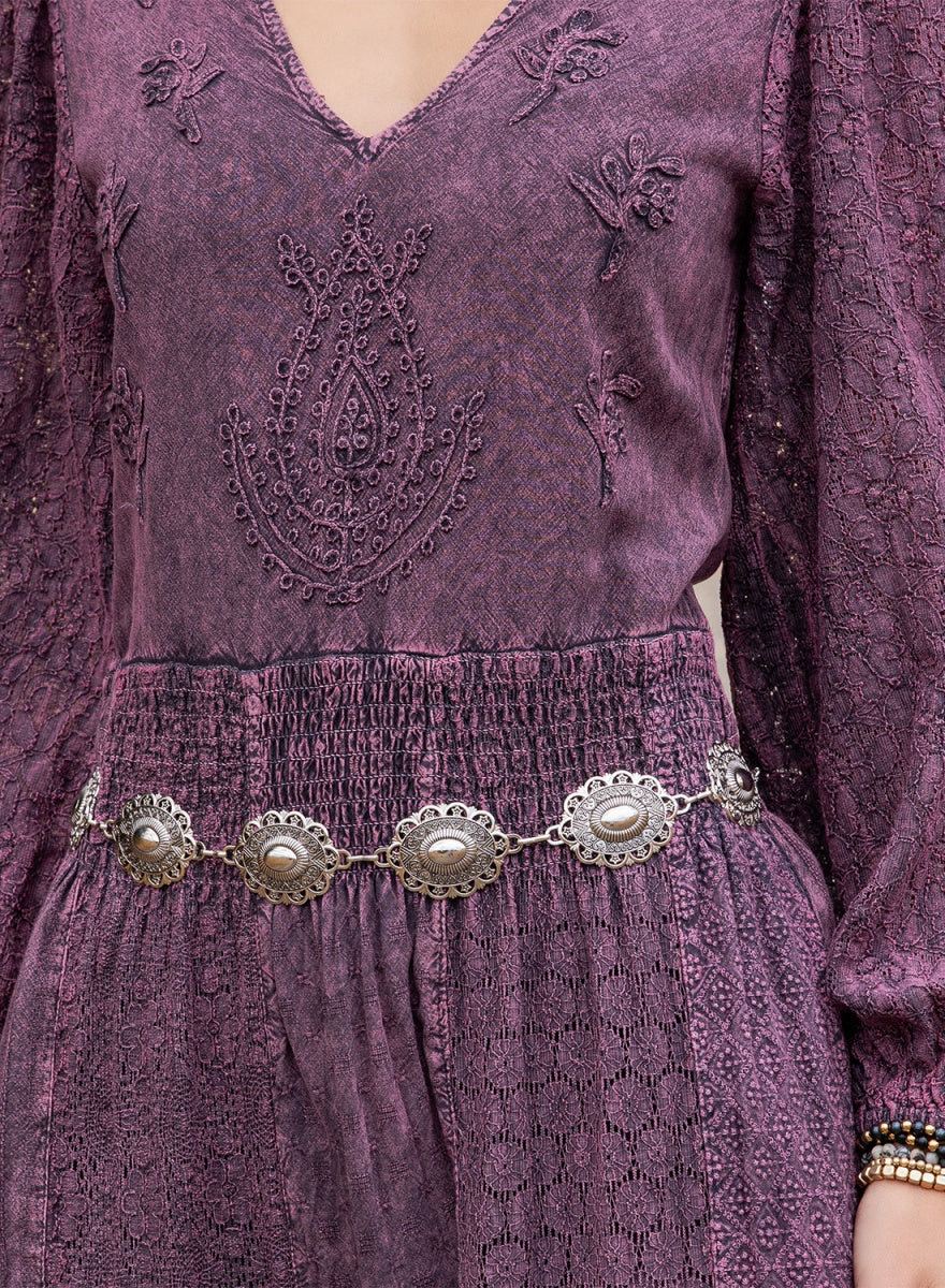 Wandering Mulberry Cotton Dress