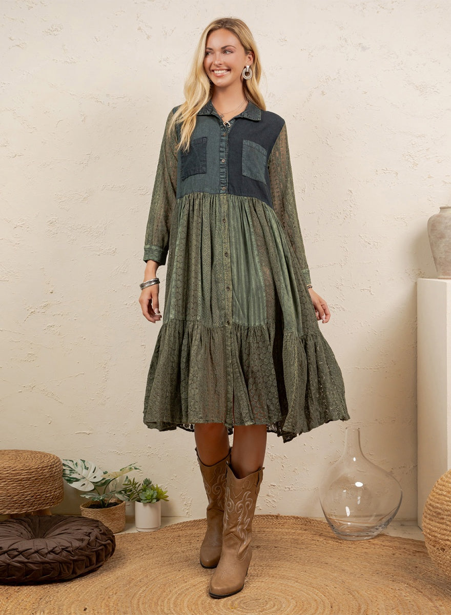 Fernwood Denim Dress