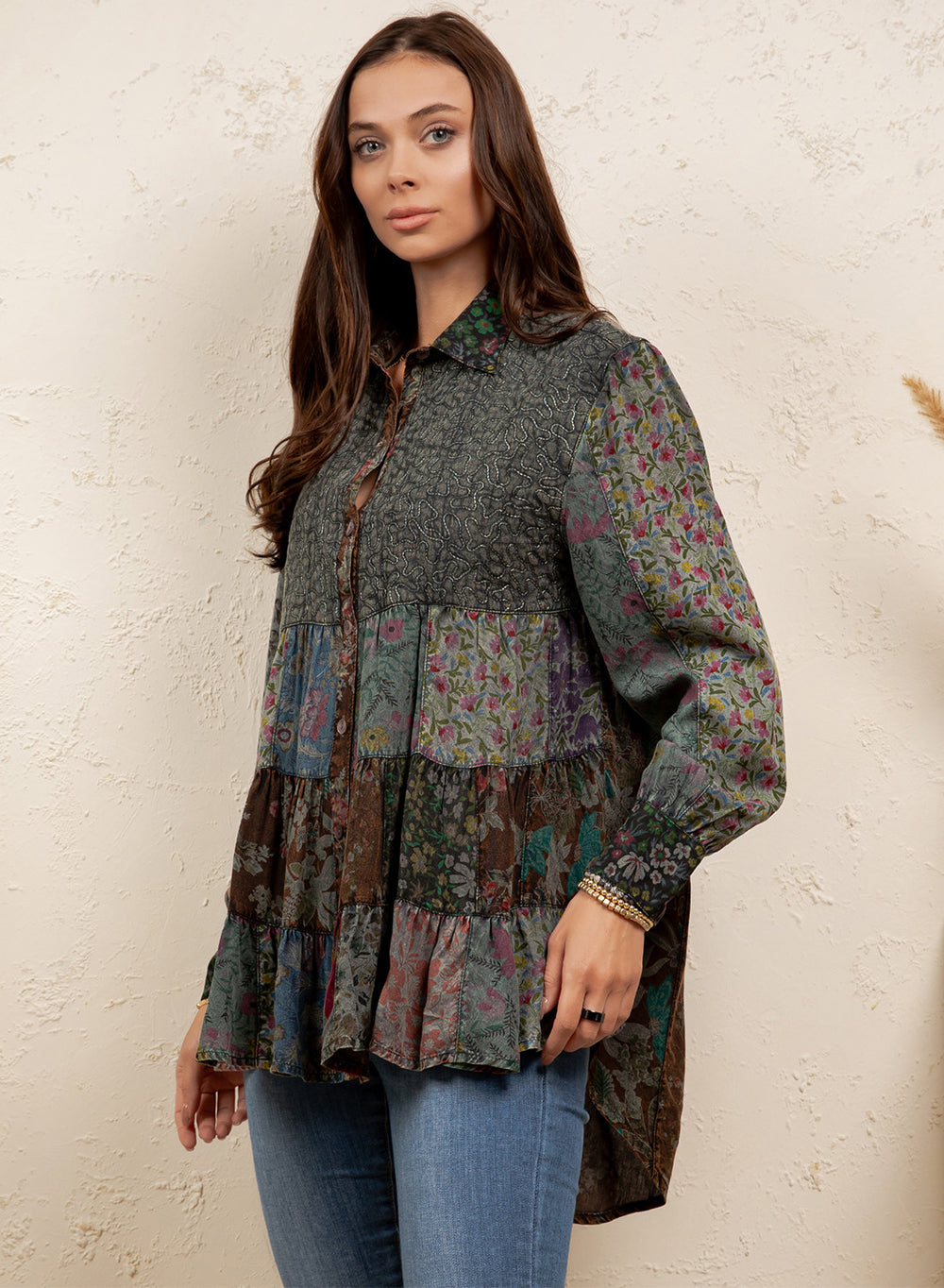 Patchwork Soul Basil Blouse