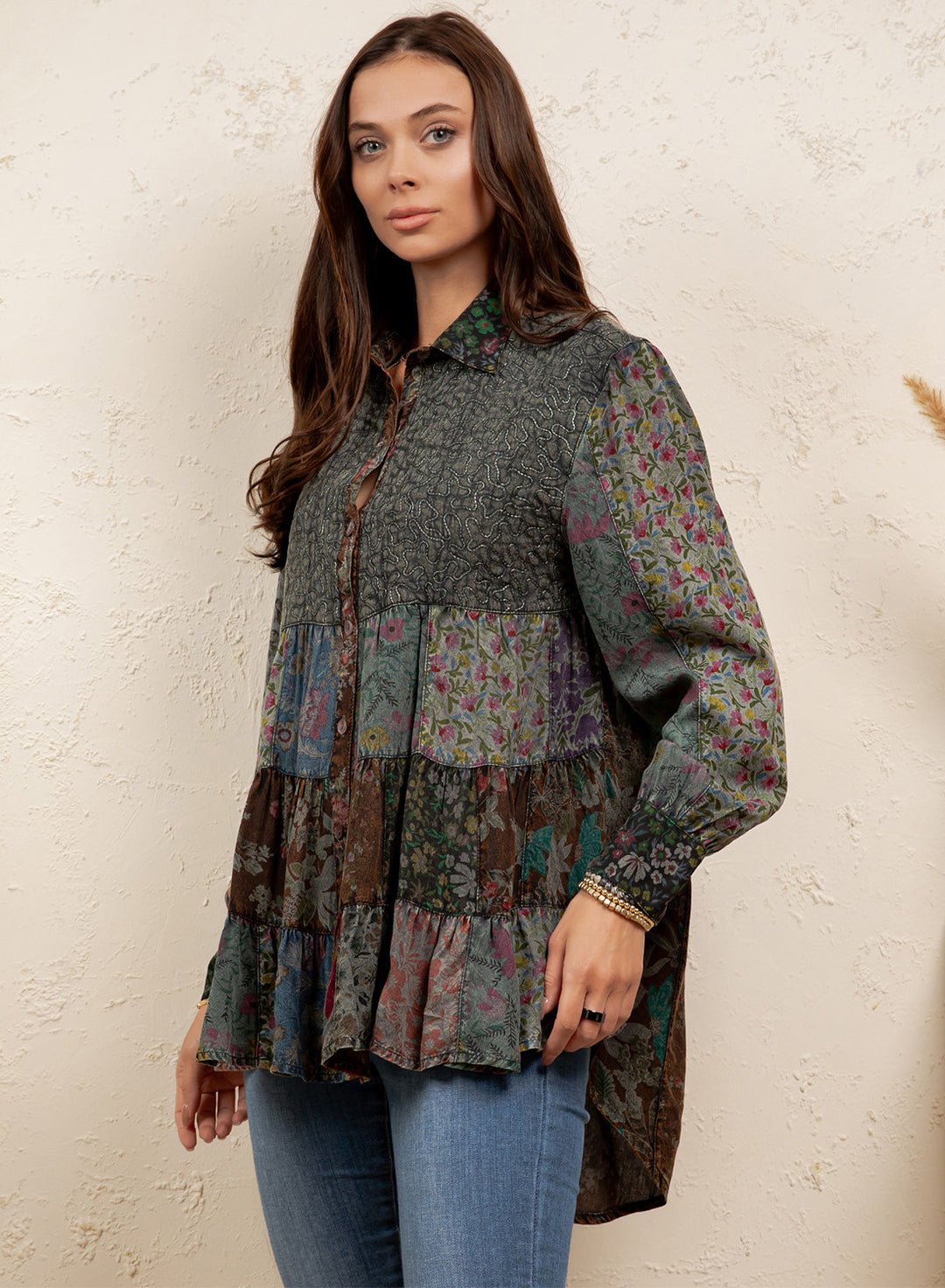 Patchwork Soul Basil Blouse