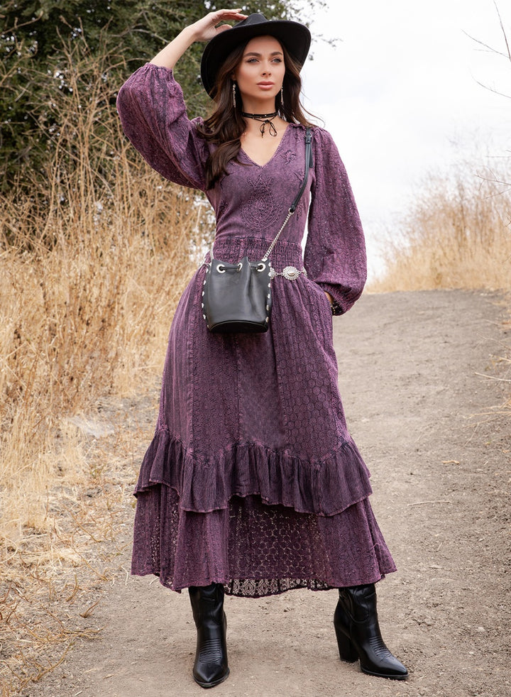 Wandering Mulberry Cotton Dress