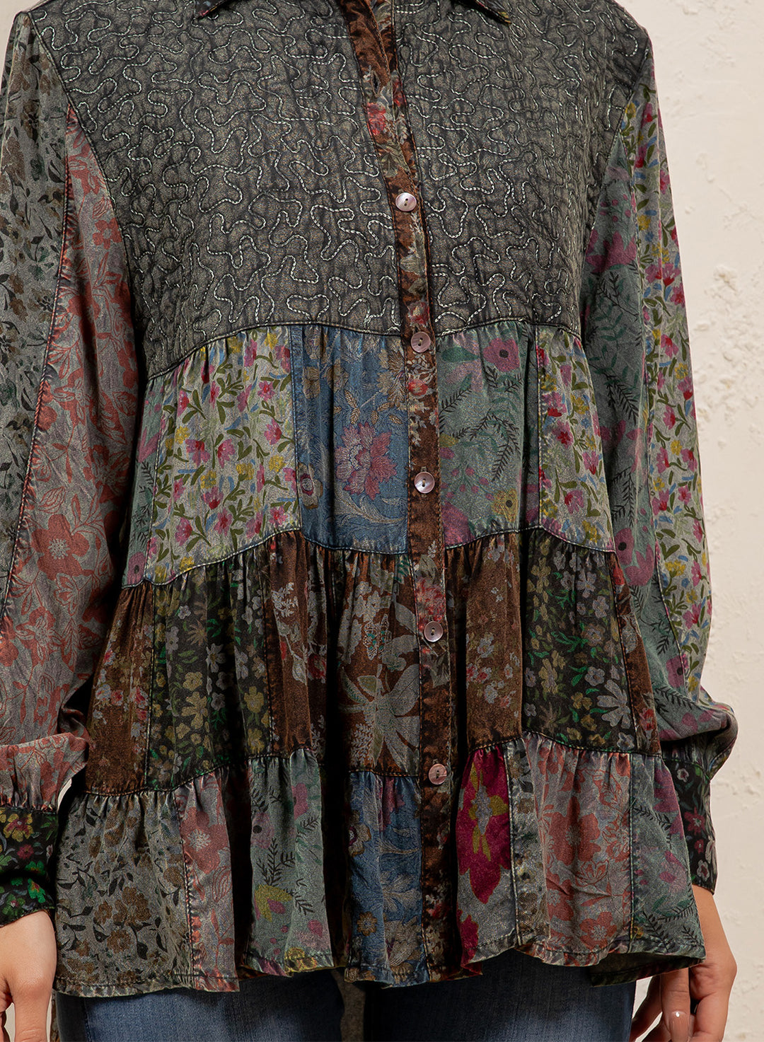 Patchwork Soul Basil Blouse