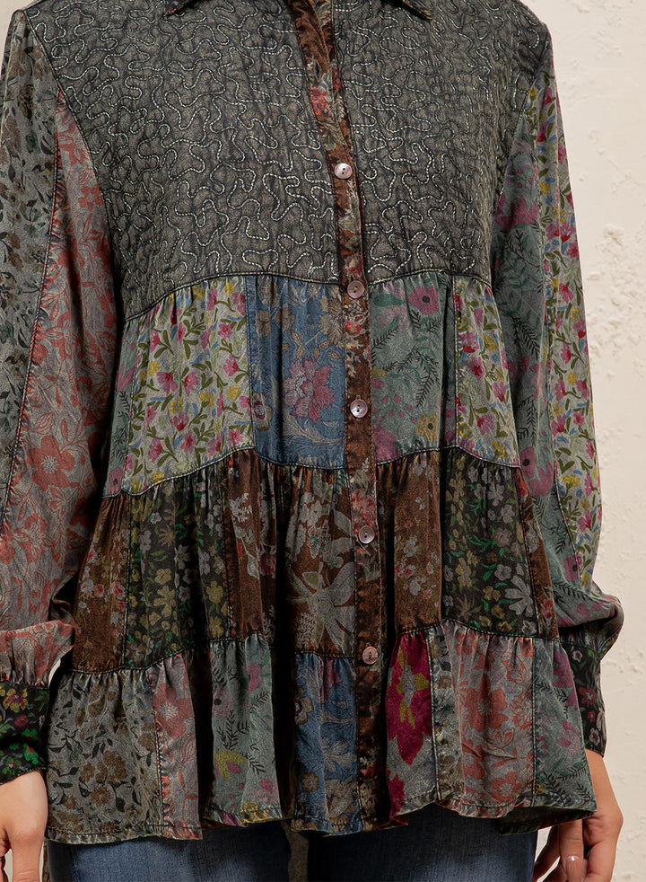 Patchwork Soul Basil Blouse