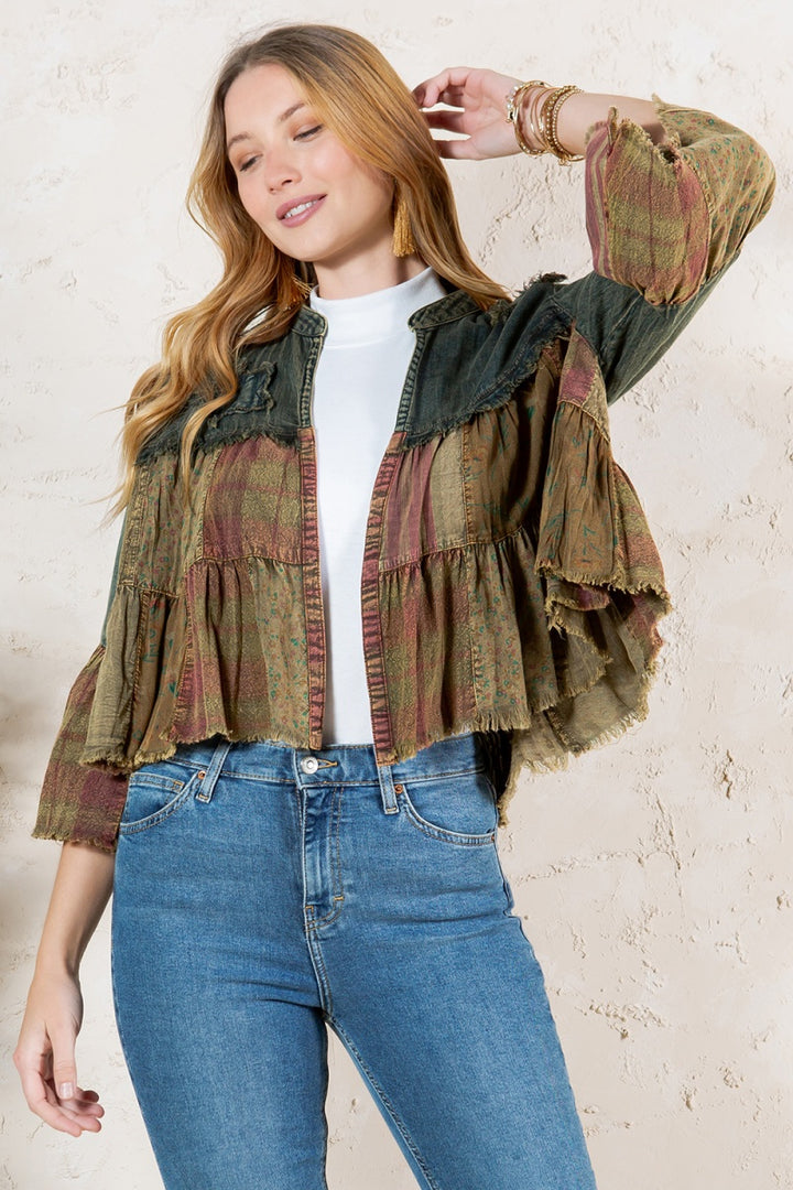 Cosmic Cottage Cropped Cardigan