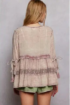 Soft Romance Blush Blouse