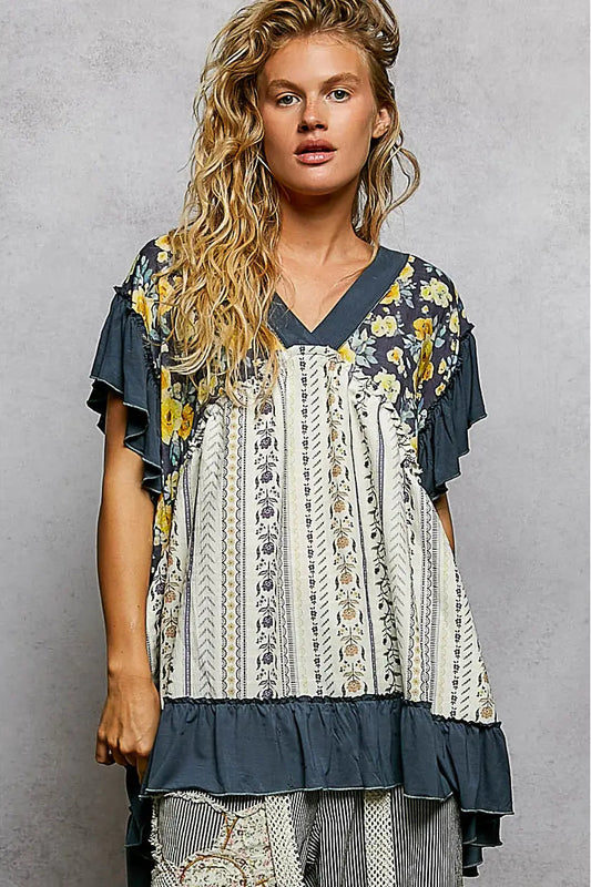 Soft Serenade Midnight Blue Tunic