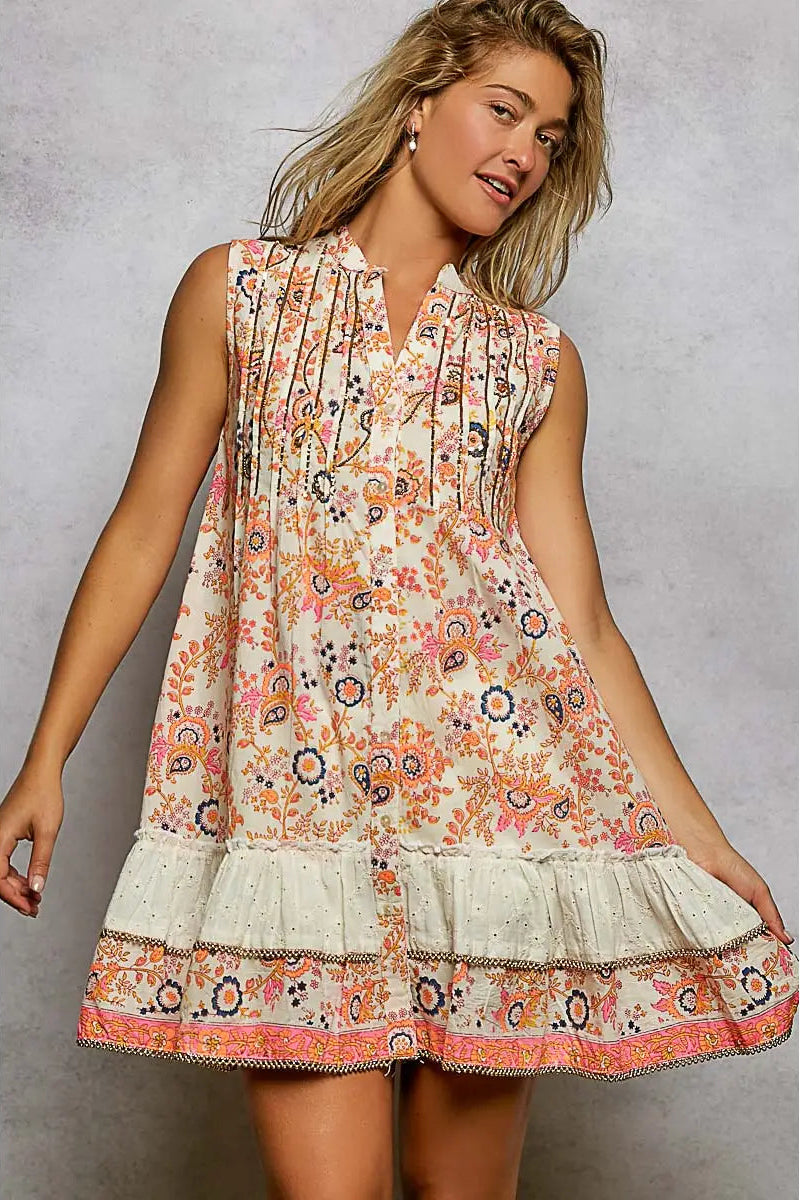 Sorbet And Sequins Dress
