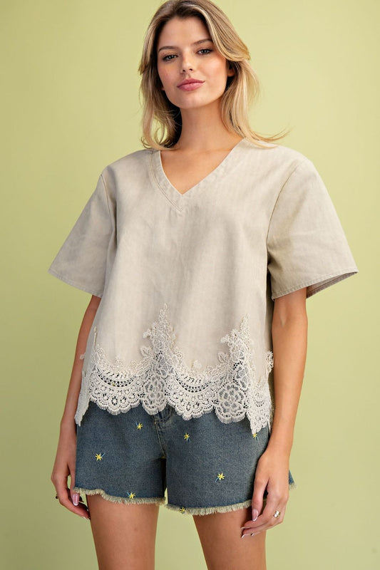 Heritage Lace Cotton Top