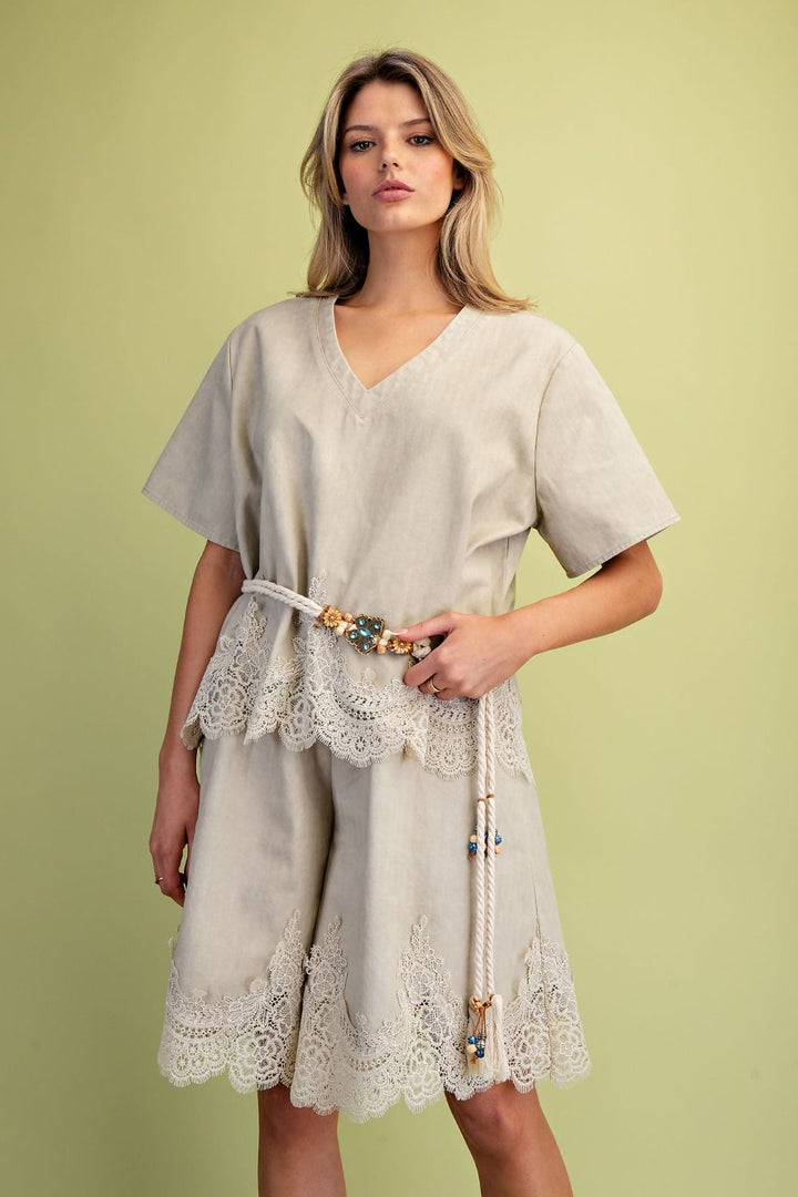 Heritage Lace Cotton Top
