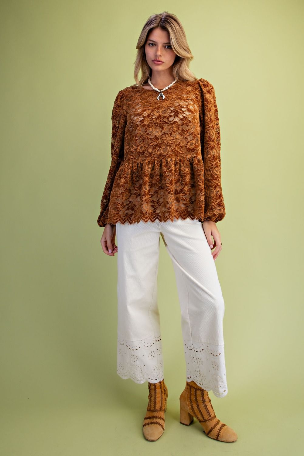 Golden Petal Blouse