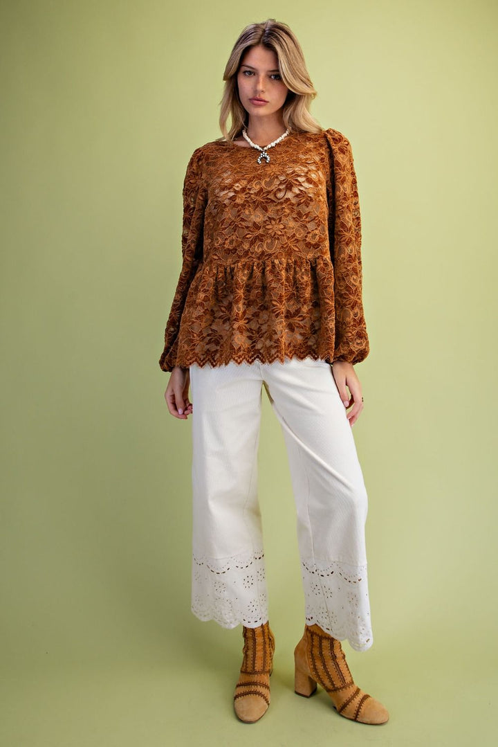 Golden Petal Blouse