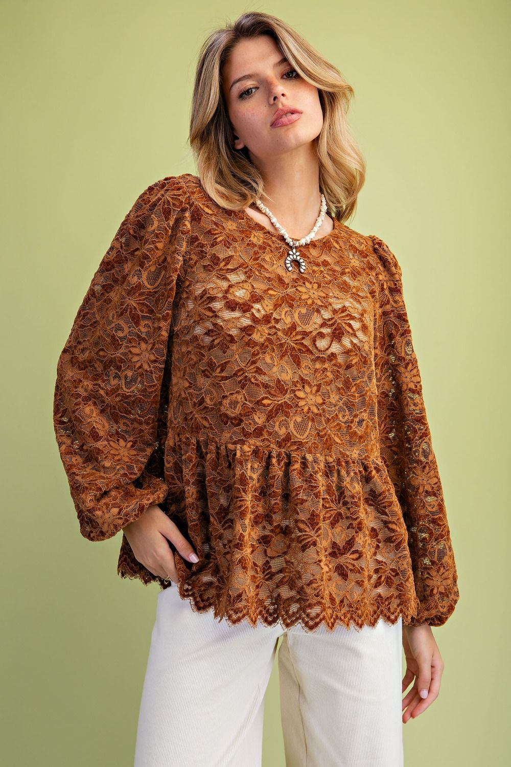 Golden Petal Blouse