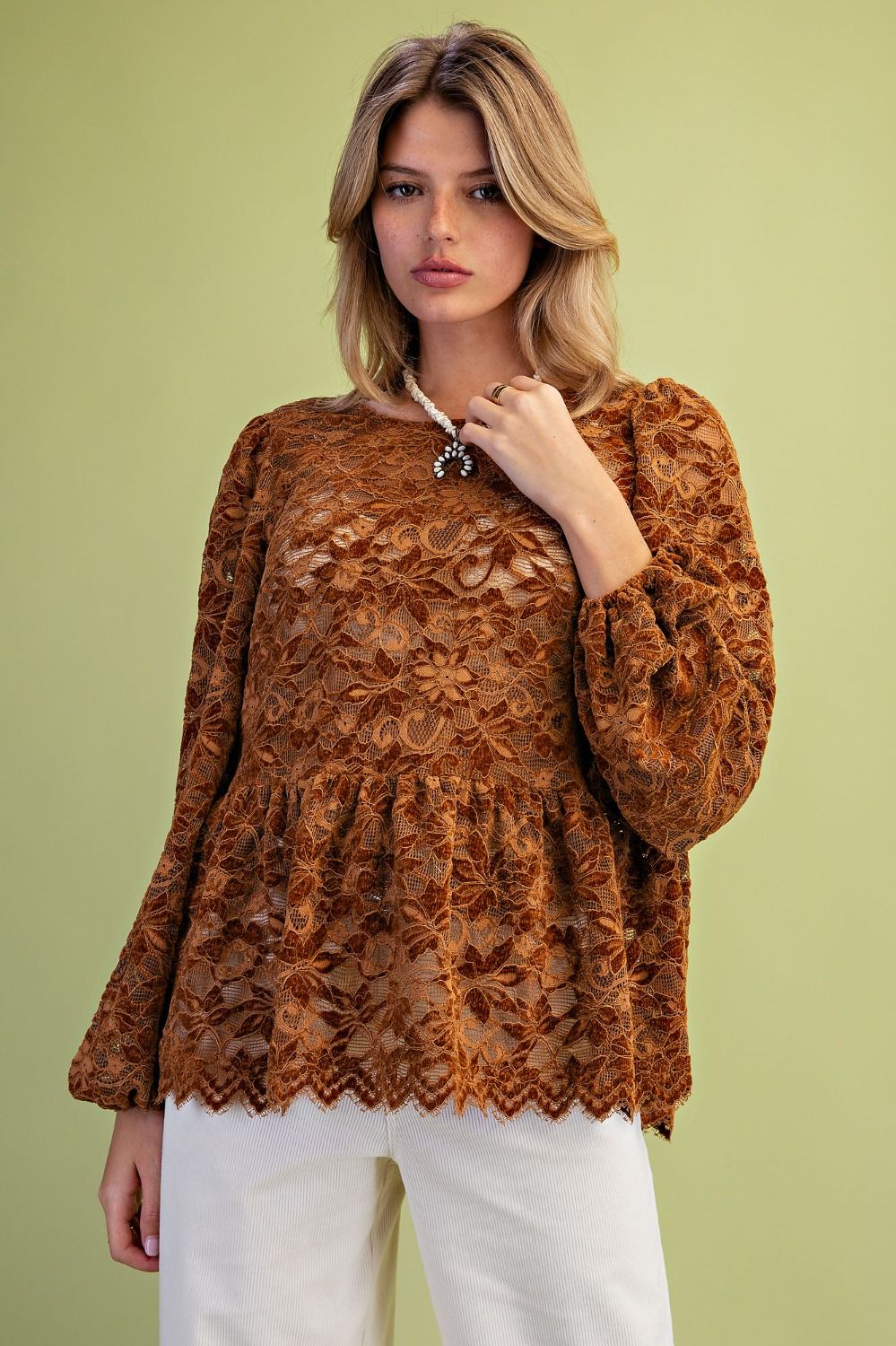 Golden Petal Blouse