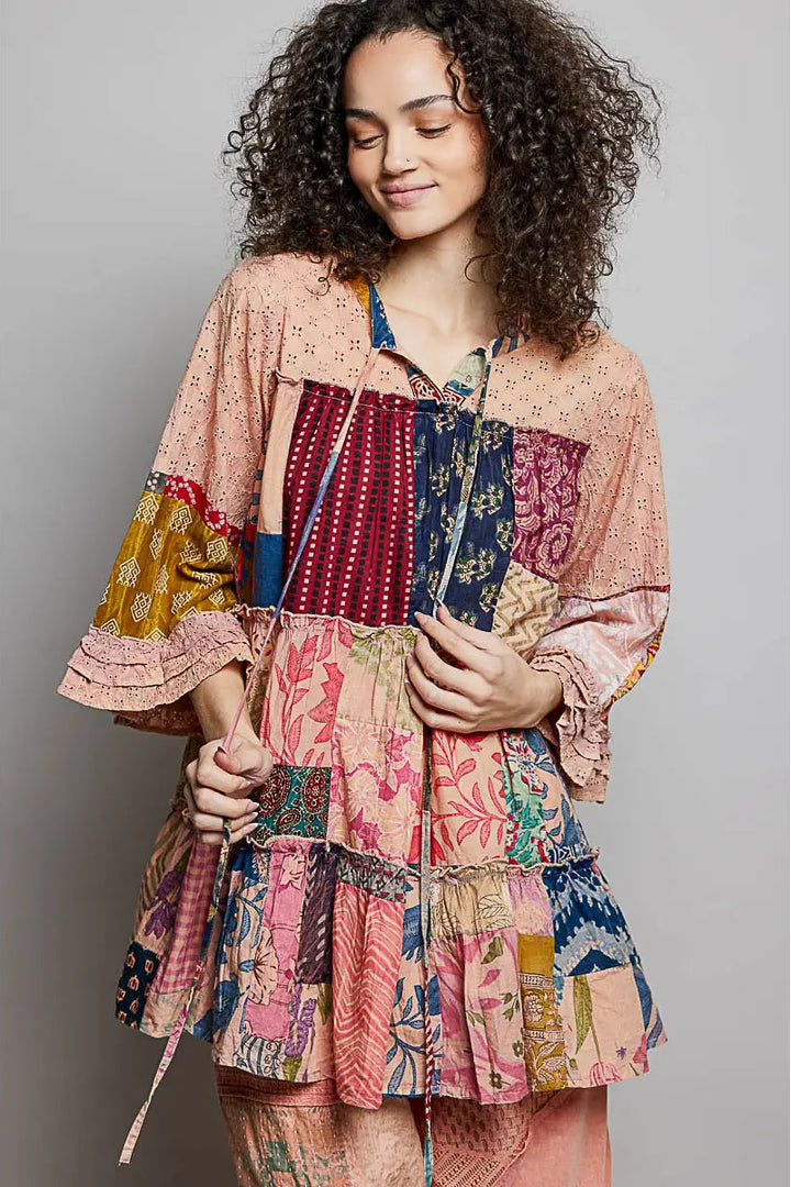 Sunday Market Patch Tunic