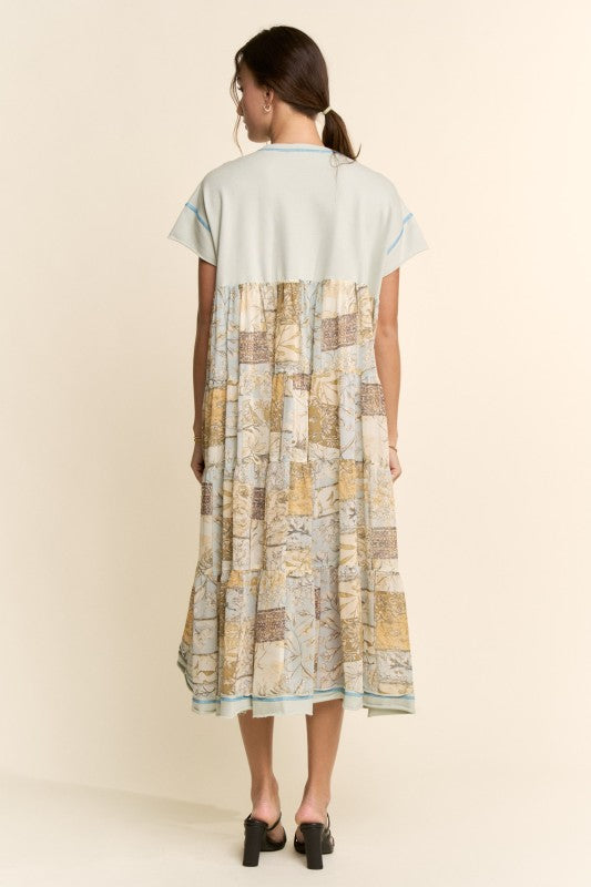 Sweet Cherub Sage Dress