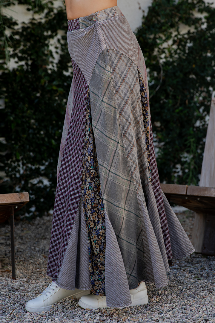 Folk Song Cotton Skirt