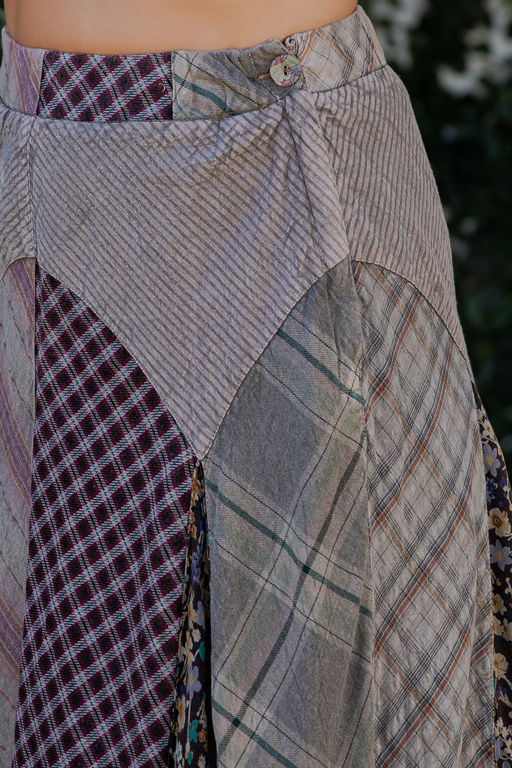 Folk Song Cotton Skirt