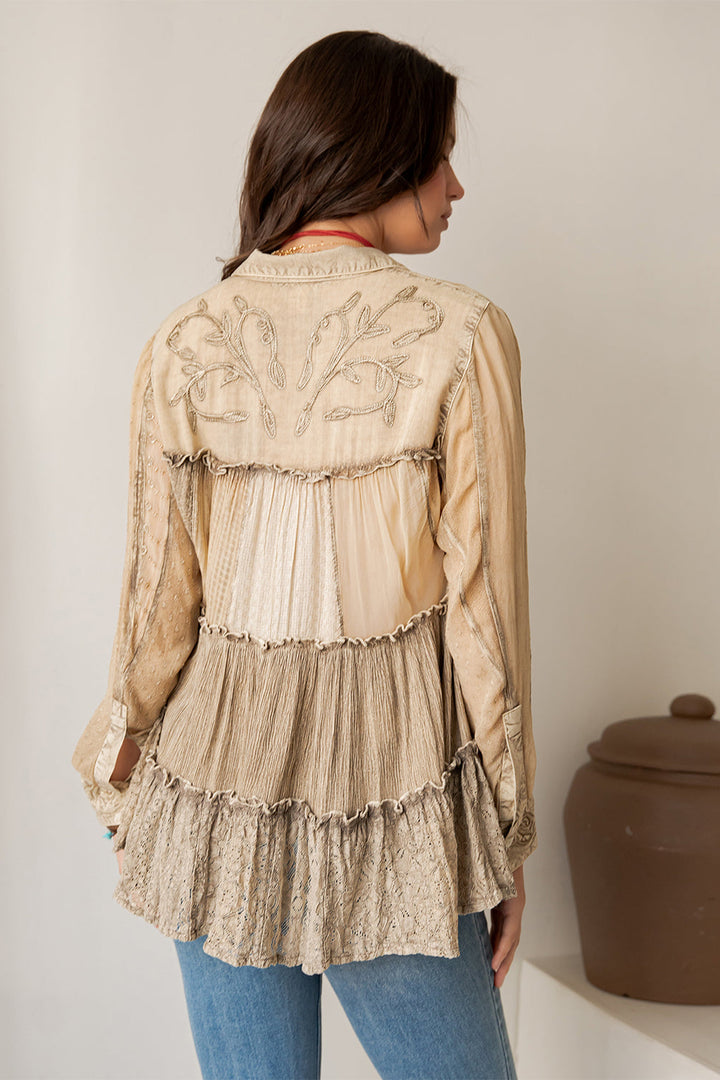 Sand Dune Tiered Top
