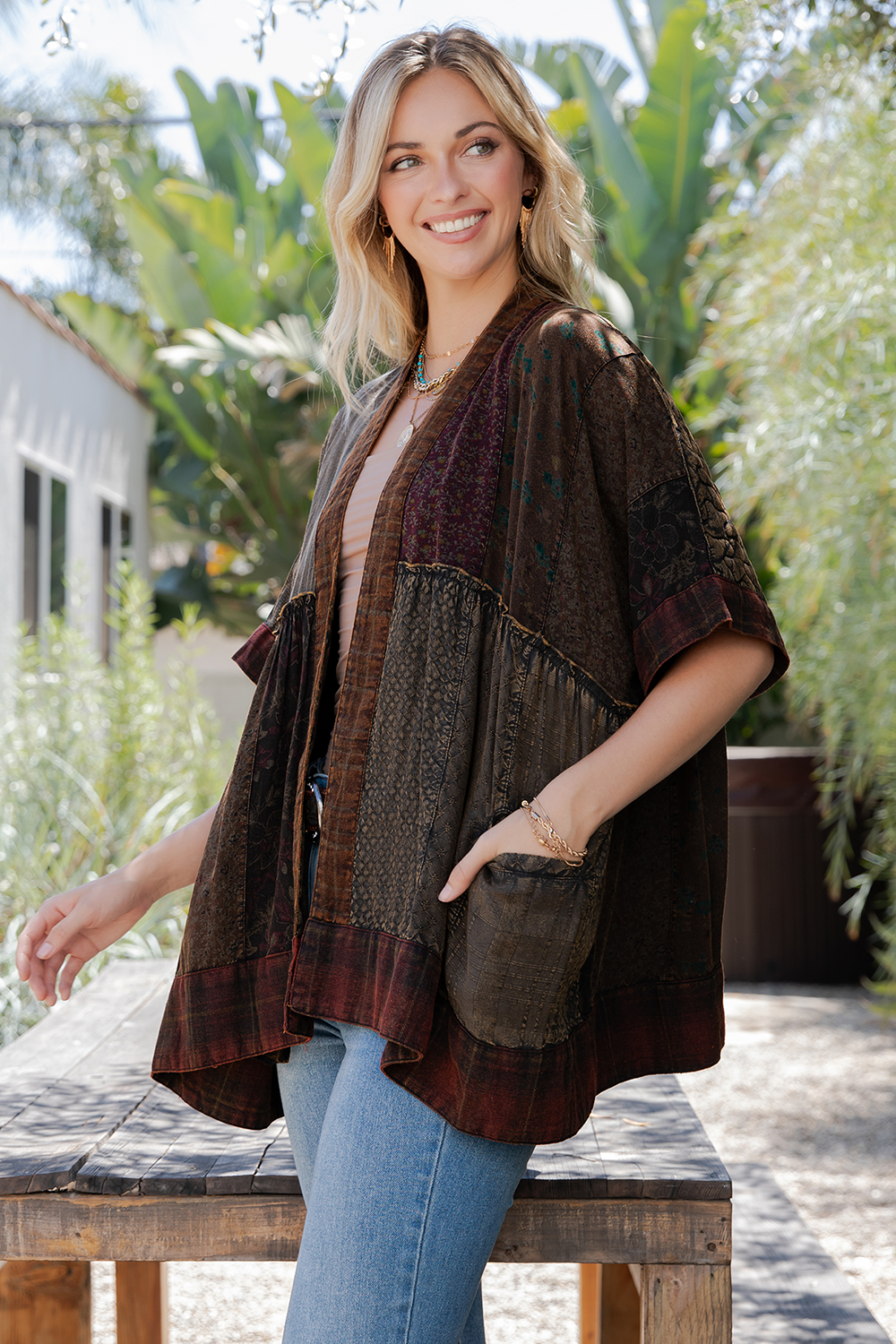 Amber Dusk Kimono Shrug