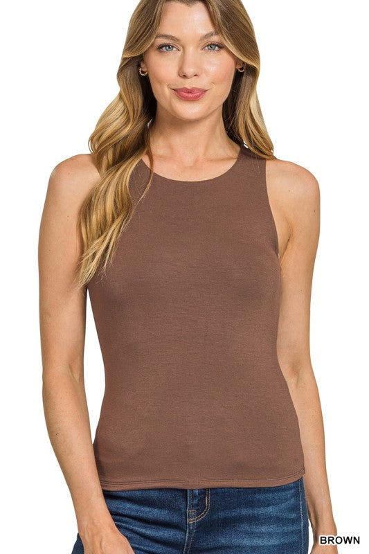 Velora Espresso Tank Top