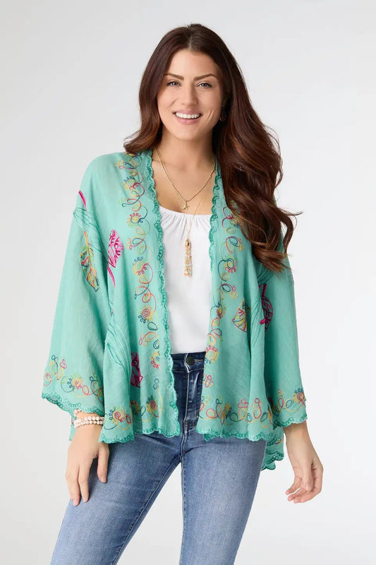 Vivid Vine Teal Wrap