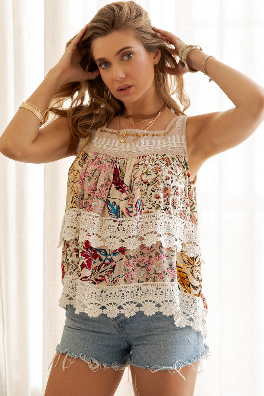 Wildflower Lace Tank