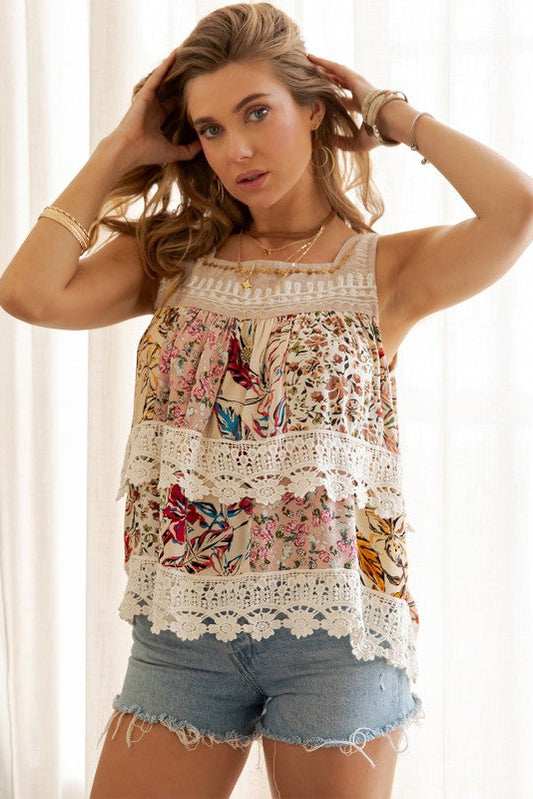 Wildflower Lace Tank